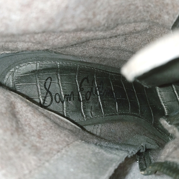 Sam Edelman | Leather Lace-Up Boots - Picture 4 of 8